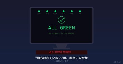 "何も起きていない"は、本当に安全か — WEB運営で見逃される「沈黙のリスク」